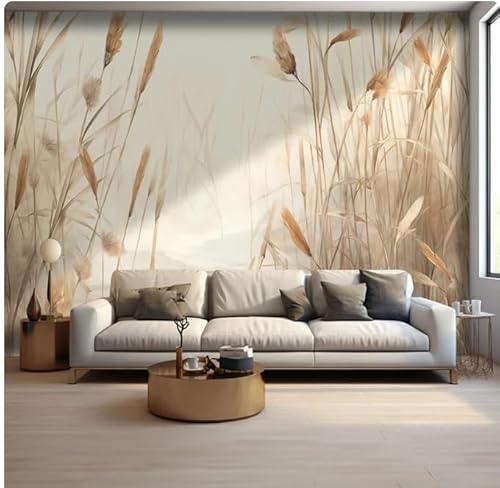 kfjhgbdshhj Abstract Art Wallpaper 3D Rural Reed Landscape Sofa Background Wall Wallpape,3D,150x105cm Wandbilder und Tapeten; Wandbilder; Poster; Fotos; Aufkleber