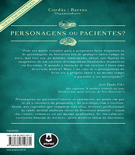 Personagens ou Pacientes?: Clássicos da Literatura Mundial para Refletir sobre a Natureza Humana