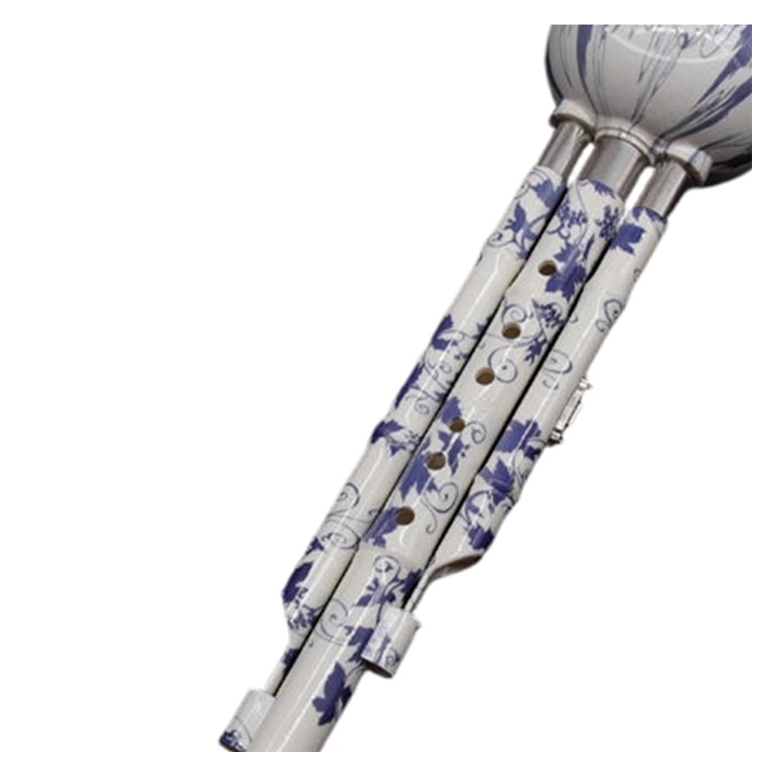 Hulusi Flauta Hulusi Teclas De Diseño Porcelana Azul Y Blanca C Bb Adecuadas Para Principiantes Intérpretes(Key of C (with box))