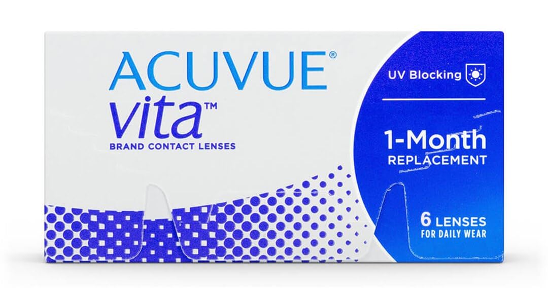 ACUVUE® VITA™ con tecnología HydraMax™ - Reemplazo Mensual - protección UV - 6 lentes