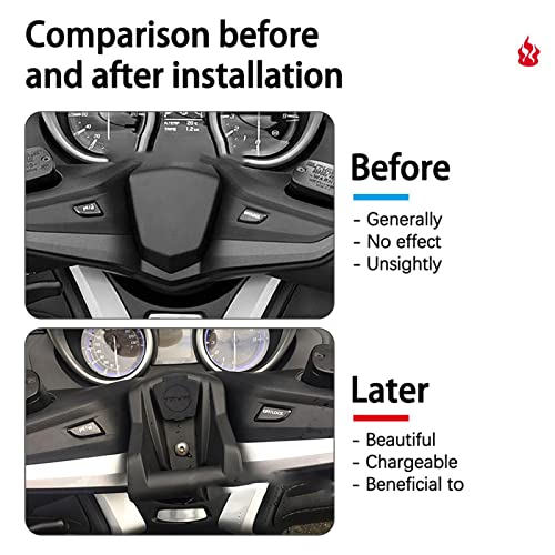 Support navigation Tmax batterie faible résolue avec prise USB - 6