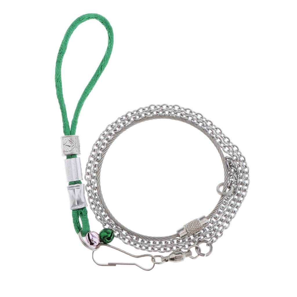 SECRET DESIRE 2X Stainless Steel Bird Supplies Cage Toys Parrot Neck Rope + Foot Chain A (B0D3F4N37Y) Amazon Price History, Amazon Price Tracker