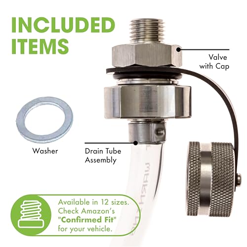 Image of ValvoMax Oil Drain Valve - No Tools, No Mess, Fast Drain - for M14-1.25