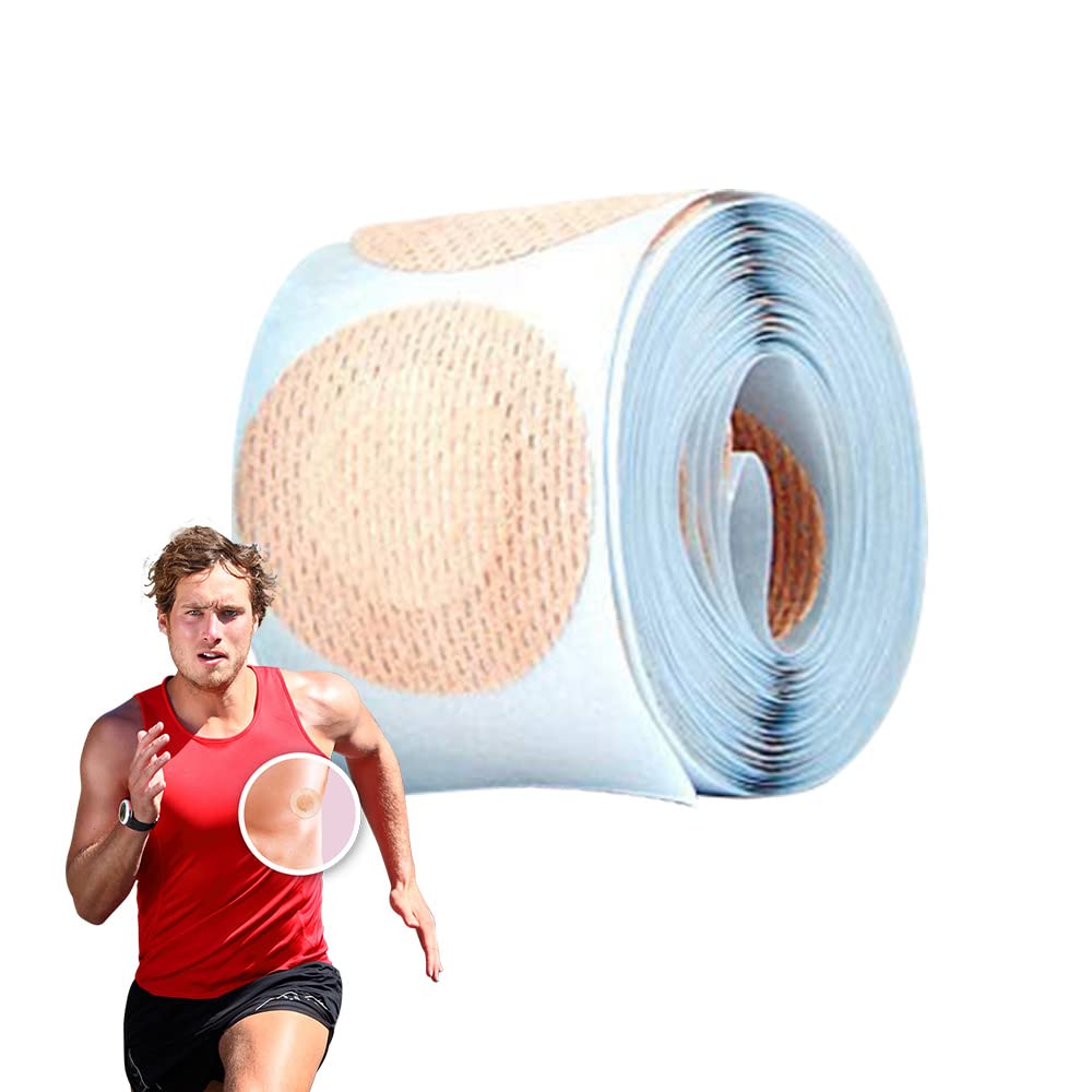 Copricapezzoli Paracapezzoli Uomo Running - Copri Capezzoli Adesivi, USA e Getta, Impermeabile Cerotti Capezzoli Maratona Corsa Sport, Nipple Covers, 35mm (Non Toccare la Superficie Adesiva)
