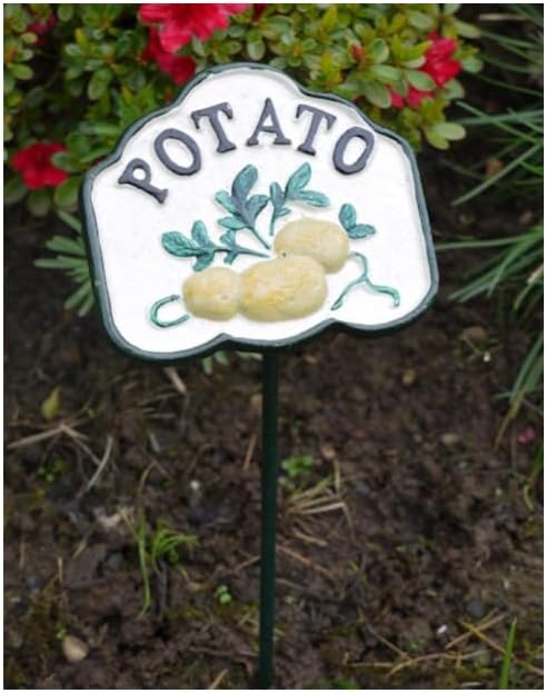 Metal Vegetable Markers Plants Labels Garden Decoration Sign Outdoor Ornament Veg Tags Heavy Duty (Carrots), youth large / 11-13, White