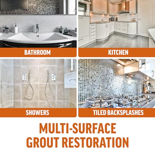 Light Beige Grout Paint Pen – Tile Grout Colorant & Sealer Pen for Bathroom, Kitchen & Shower – Water-Based, Low Odor, Quick Dry, Easy DIY Grout Repair & Touch Ups - Image 5