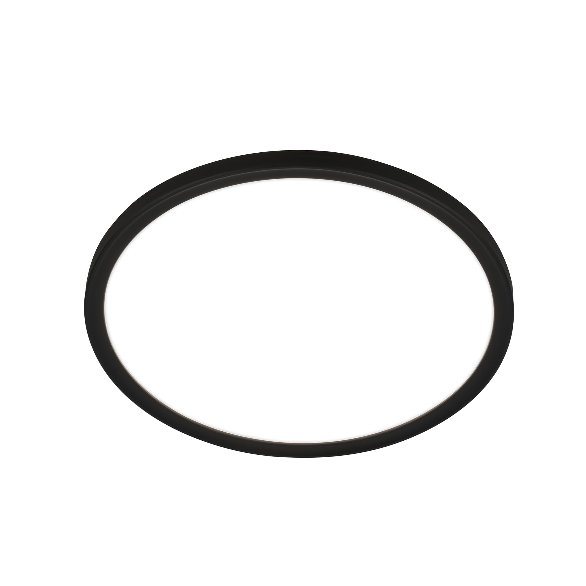 Plafonnier LED anti-humidité IP44 Briloner noir plat pour éclairage de salle de bain