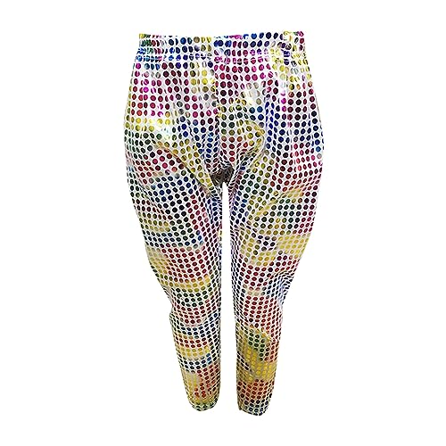 Pants Boys and Girls Pants Spring/Autumn Multicolor Solid Sequin Pants Party Birthday Performance