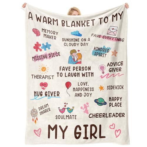 Gifts for Girlfriend Women Her, Girlfriend Birthday Gifts - Girlfriends Blanket, Christmas...