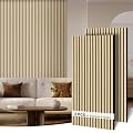 AKK-ART Wood Panels for Wall, Soundproof & Acoustic Wood Slat Wall Panel for Interior Decor, Sound Absorbing Panels for Office,Home Theater & Living Room(Oak#13,2 Pack-47.2"*23.6")