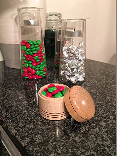 Exquisite Handcrafted Maple Storage Jar – Elegant and Eco-Friendly Kitchen Accessory - Image 3