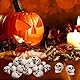 JIEBAO 20 Stück Harz Totenkopf Set Mini Totenkopf Figur Mini Schädel Totenkopf Modell Totenschädel Deko Halloween Totenkopf Deko Für Halloween Horror Party/Dekoration Für Halloween