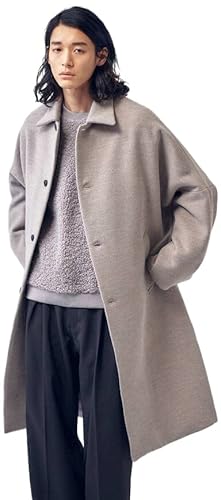 [ ティーケー タケオキクチ ] ステンカラーコート 【WEB限定】テックウールビーバーステンドルマンコート 97993243 メンズ ライトベージュ(051) 88(FREE)