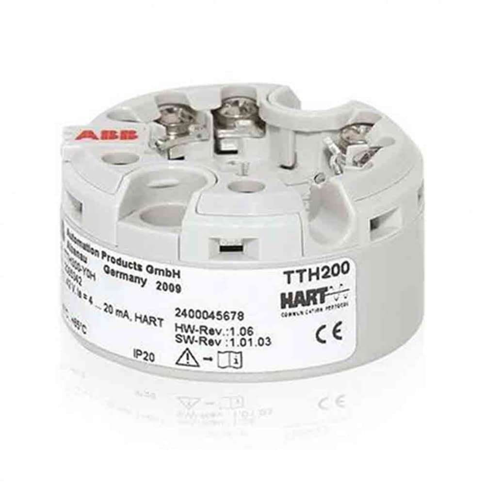 (Pack of 4) ABB TTH 200 Head Mount Temperature Transmitter 4 to 20 mA Output | USB Type Temperature Sensor | Programmable Temperature Transmitter | High Range Smart Temperature Transmitter