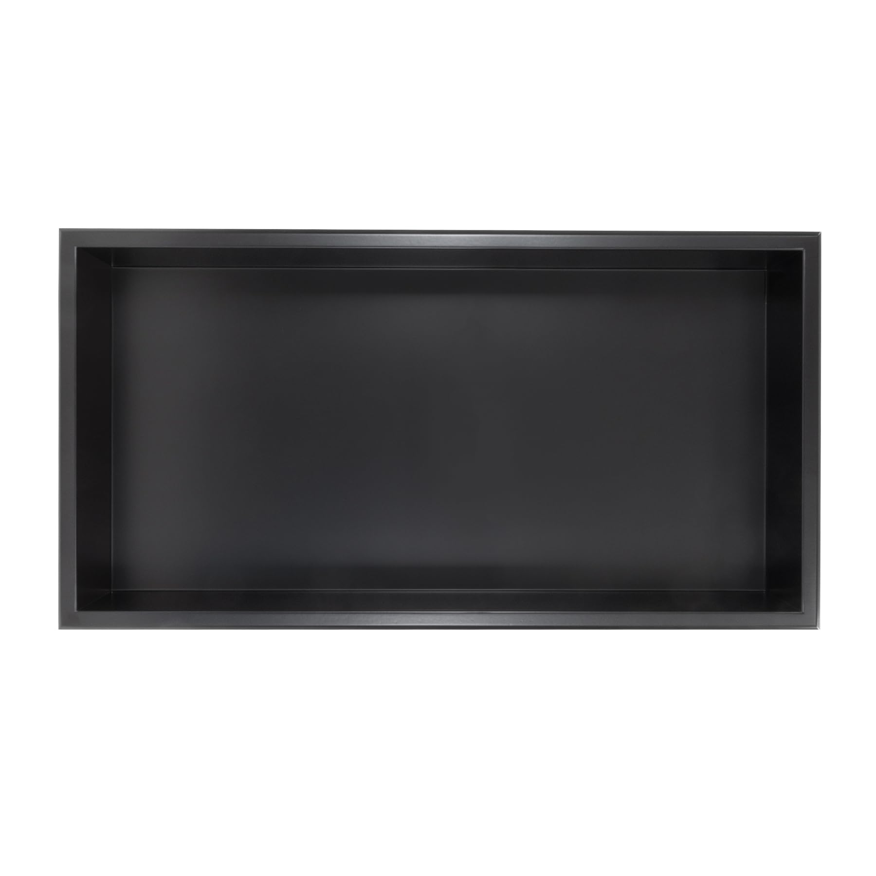 Thermopanel 304 Stainless Steel Recess Shower Niche - Matte Black (610 x 305 x 103mm) - Waterproof Modern Space Saving Shower Storage