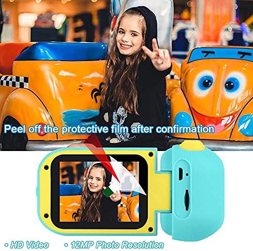 image for GKTZ Kids Video Camera Digital Camera Camcorder Birthday Gifts for Boy