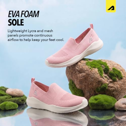 Image of Boldfit Shoes for Woman Soft Sole Women Shoes Memory Foam Walking Shoe for Women Slip on Shoe Woman Anti Skid Foot Wear for Ladies for All Day Walking