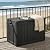 ROJIK Outdoor Storage Box, 55 Gallon Waterproof Deck Box, Weatherproof Resin Outside Storage Bin for Patio Furniture, Garden Tools, Pool Accessories, Cushion, Black