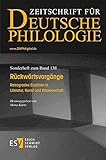 Rückwärtsvorgänge: Retrogrades Erzählen in Literatur, Kunst und Wissenschaft (Sonderhefte der Zeitschrift für deutsche Philologie 138)