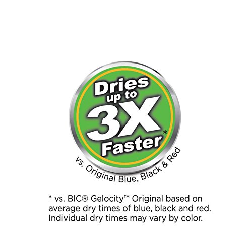 Image of BIC Gel-ocity Quick Dry Retractable Gel Pen, Assorted, 3 Pack