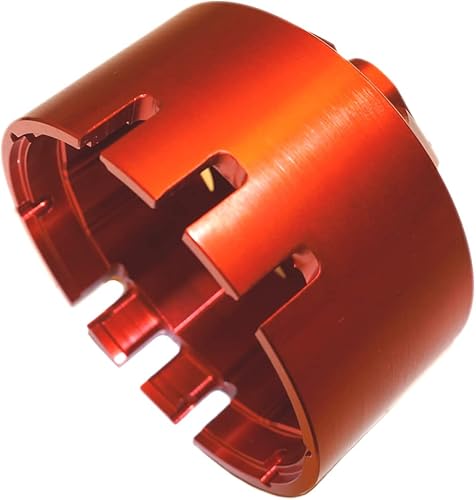 Miniatura 6 de 3.031 in 2.992 in 2.953 in 2.913 in 2.874 in 14 & 15 Flauta 2 etapas Llave de filtro de aceite de limitación de par de torsión de 2 etapas Rojo