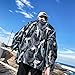Produktbild CQQO Vintage Ukiyo-e Fee Kran Lose Kimono Abgeschnitten Strickjacke-KB Feinen Kran Hemd (Color : KB fine Crane Shirt Black, Size : XXL)