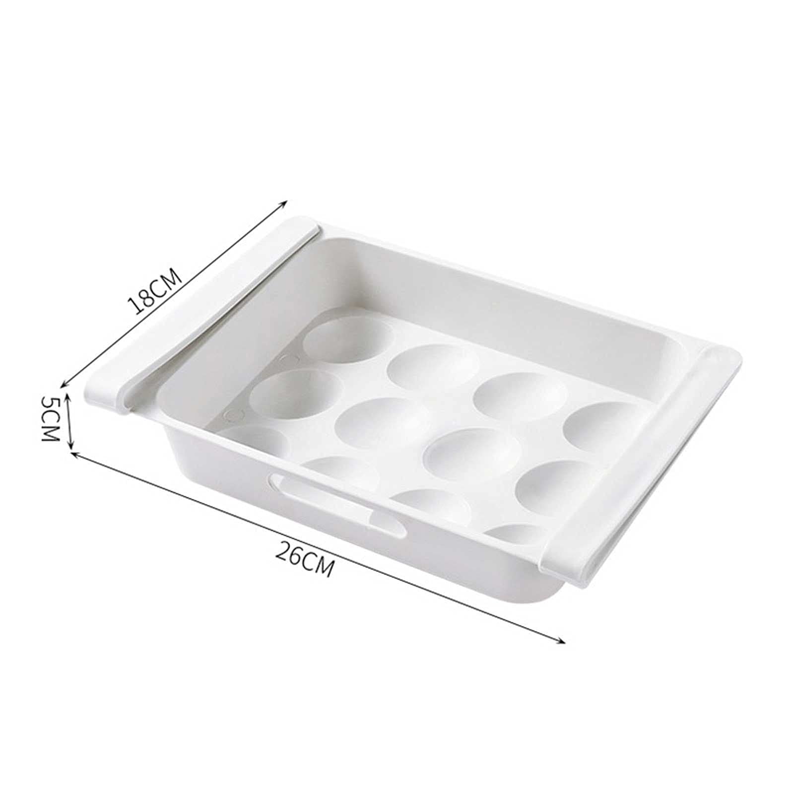 Estantes de Pared flotantes, Caja de Almacenamiento para Nevera, Estante para Huevos, cajón, Cesta, Organizador de Frutas y Verduras para Cocina, Ahorra Espacio