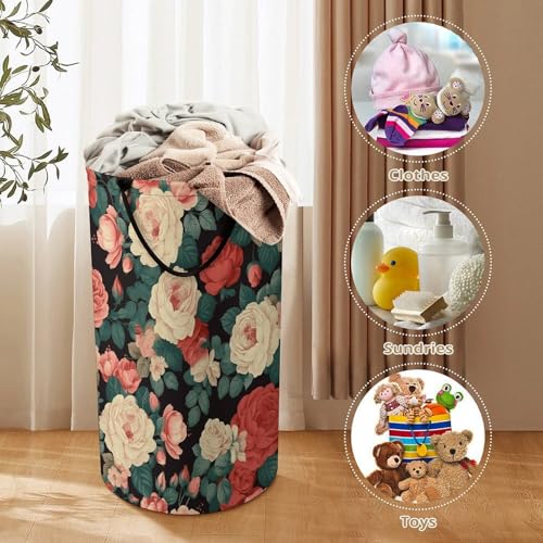 Panier à linge pliable avec poignées grand format pour placard - 4