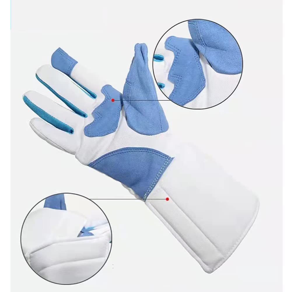 Gants d'escrime pour adultes et enfants, mitaines pour la pratique quotidienne de l'escrime, équipement d'escrime professionnel – (XXS-XXL)