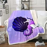 Loussiesd - Coperta in pile con gufo, con stampa di animali 3D