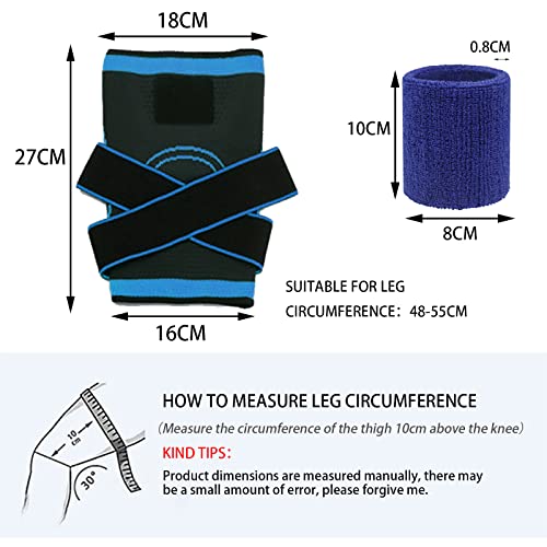 DKDDSSS Tutore Ginocchio(2 pezzi), Ginocchiera