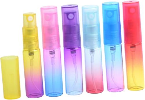 FOMIYES 6 unids terrario de vidrio contenedores de almacenamiento botella spray contenedores de maquillaje dispensador de perfume contenedores de