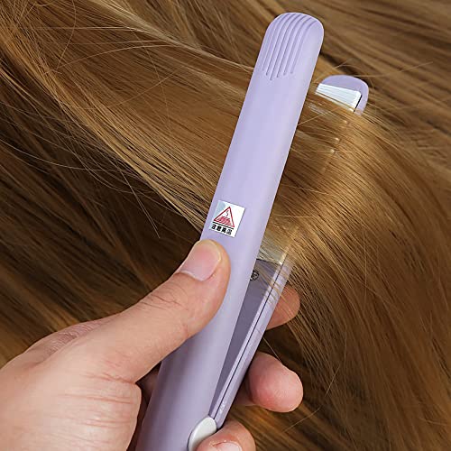Mini plancha para cabello 2 en 1 con placas de cerámica y turmalina miniatura 1