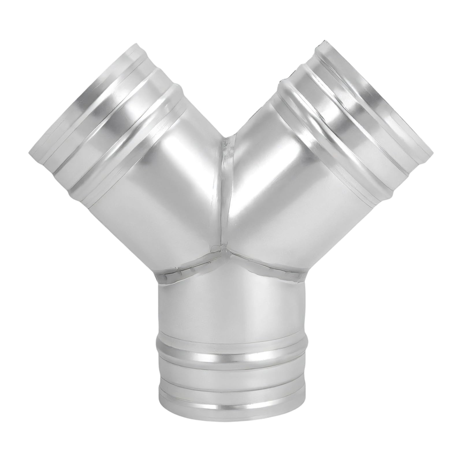 Duty Protected Steel Y Branch Duct Part for Dryer Vents and Central Climate Control Units Residential Commercial Exhaust Pipe