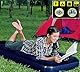 Brandsseller Luftbett Luftmatratze Gästebett Besuchermatratze für 1 Person Indoor und Outdoor aufblasbar blau
