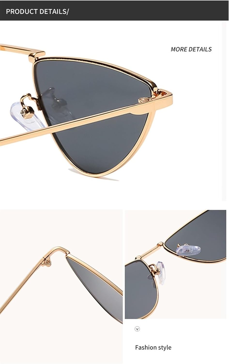 Men's And Women's Small Frame Metal Sunglasses Outdoor Party Vacation Commuter Sun Glasses