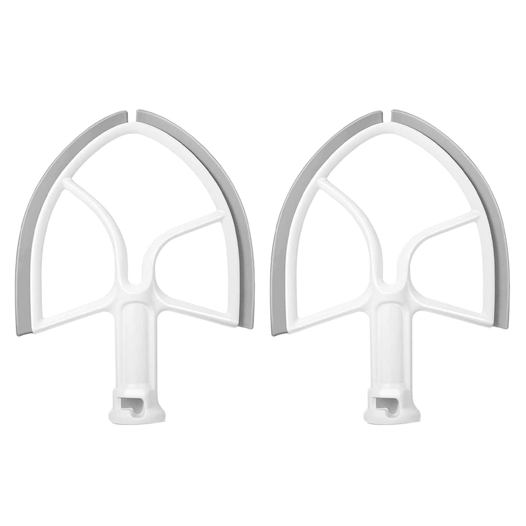 Ranber 2X 5QT Flat Beater for Stand Mixer Bowl Paddle Replacement Asseccories Attachments-K4SS 5K5SS 5&500