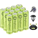 Brightown 12 Pack Rechargeable AA Batteries, 2000mAh 1.2V NiMH