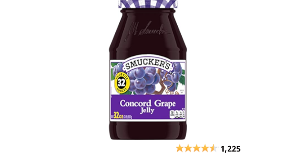 Amazon.com : Smucker's Concord Grape Jelly, 32 Ounces (Pack ...