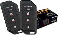 Avital 3103LX 1-Way Car Alarm Security System with Keyless Entry, Impact Sensor & 1/4 Mile Range