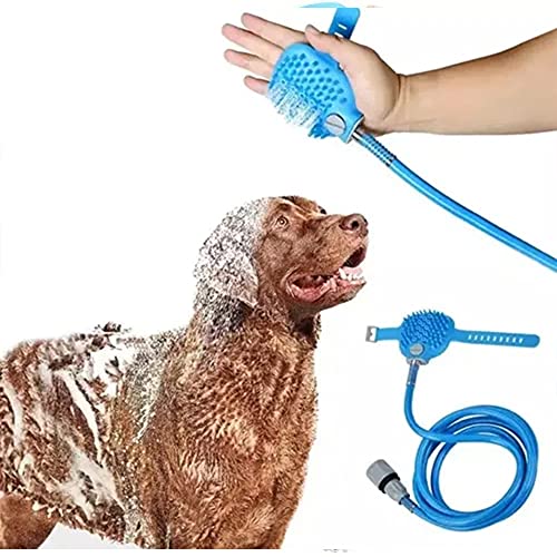 Mangueira Luva Banho Pet Caes Gatos Petshop Massageadora Limpeza Escova Cachorro