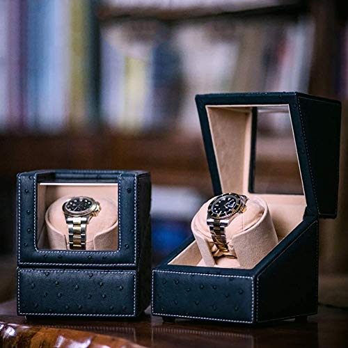 Evite desajustes con este Watch Winder para relojes automáticos de piel suave 3
