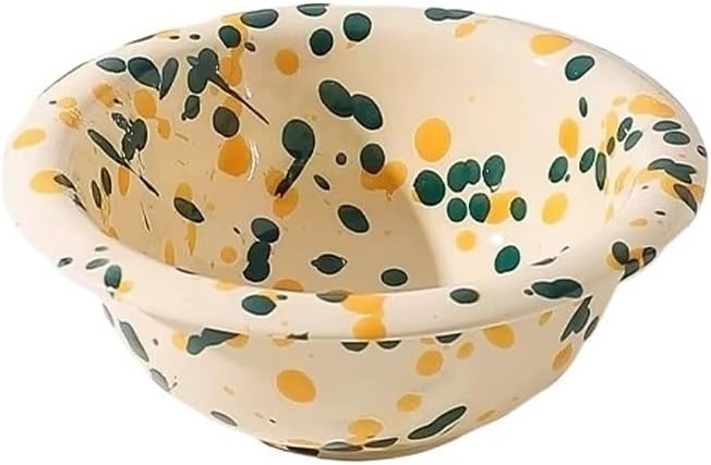 Bowls For Soup,600ml Ceramic Large Breakfast Bowl Serving for Salads, Oatmeal, Desserts, Snacks