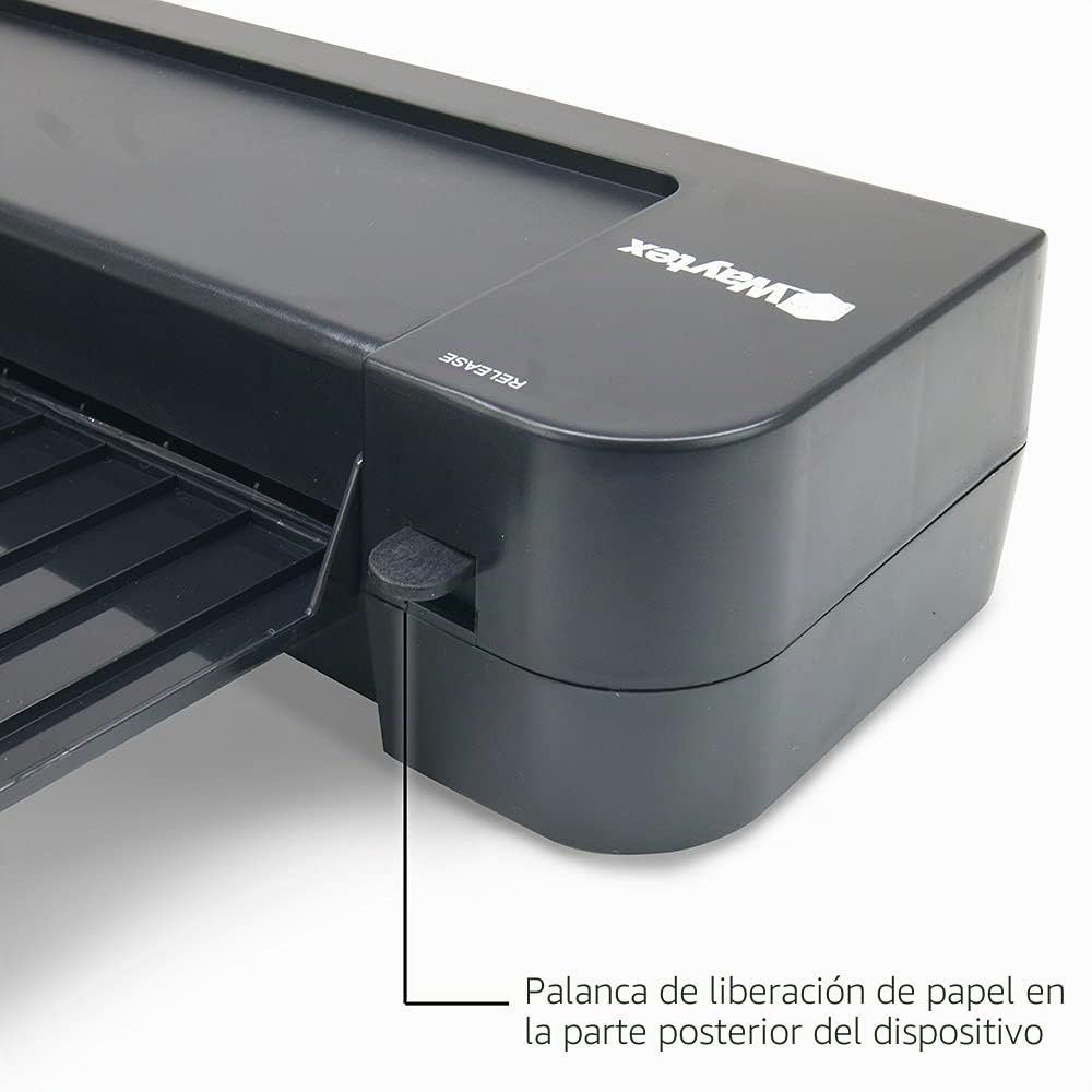 Plastificadora A3 A4 A5 A6 A7 Pro Ultra rápida en caliente y fría hasta 2 x 150 micras Temperatura ajustable para uso profesional intensivo Pack con 200 fundas A4