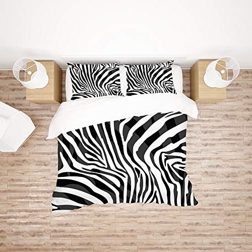 Housse de couette léopard en textile premium ultra doux 3 pièces