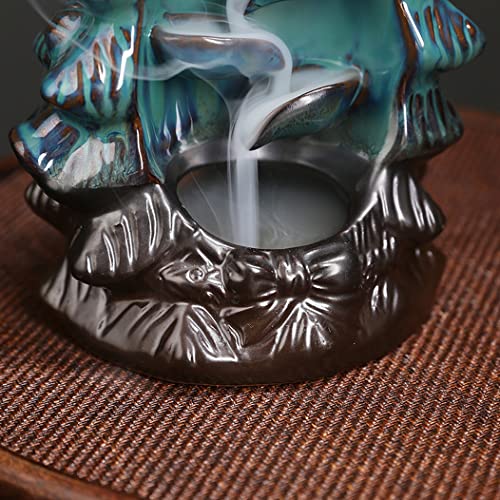 Diffuseur d'encens sapin de Noël bleu pour aromathérapie et déco maison - 6
