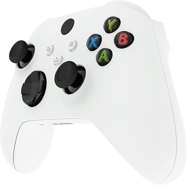 eXtremeRate Replacement Thumbsticks for Xbox Series X & S Controller, Joysticks Repair Kit for Xbox Wireless Controller, Custom Analog Stick Buttons for Xbox One S/X/Elite Controller - Black - 4
