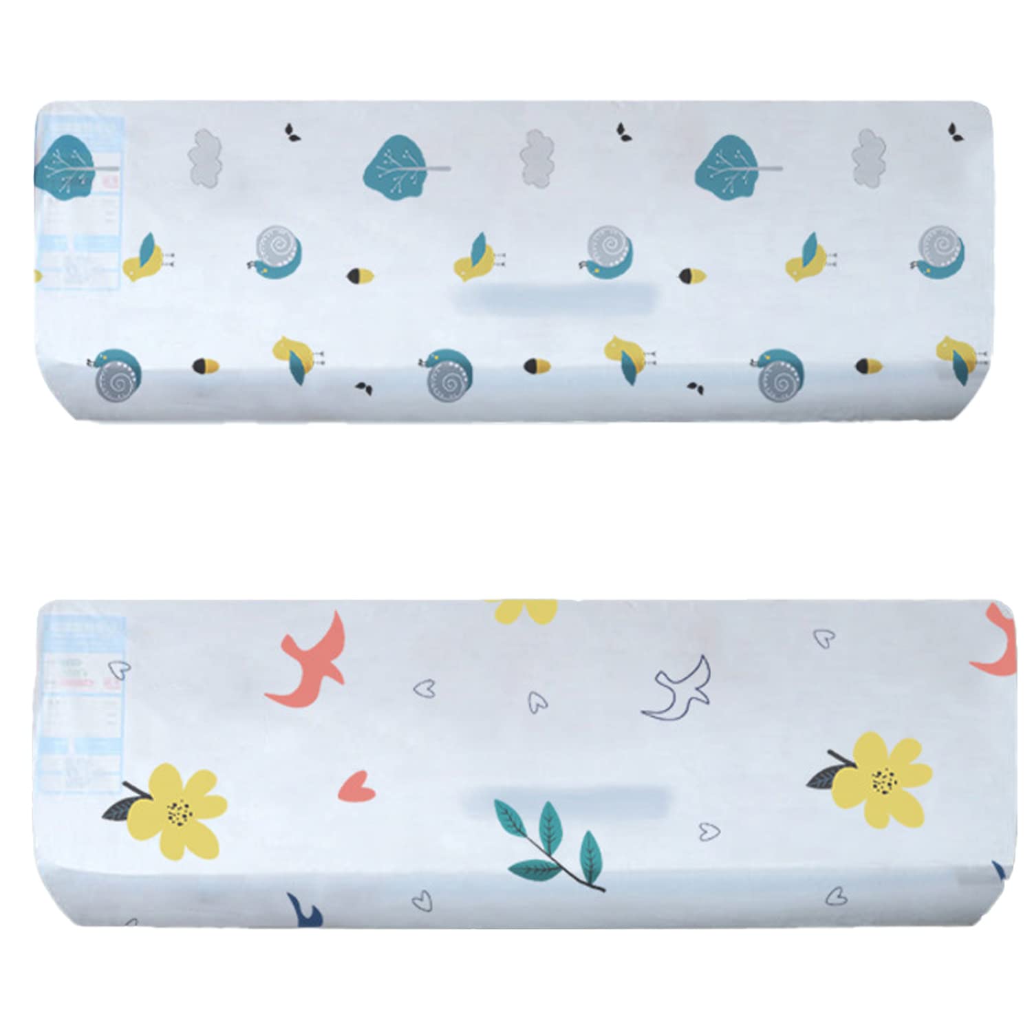 bo sher 2 pieces of indoor air conditioning unit cover dust-proof waterproof wall air conditioning protective cover wall mounted mini split air conditioning unit