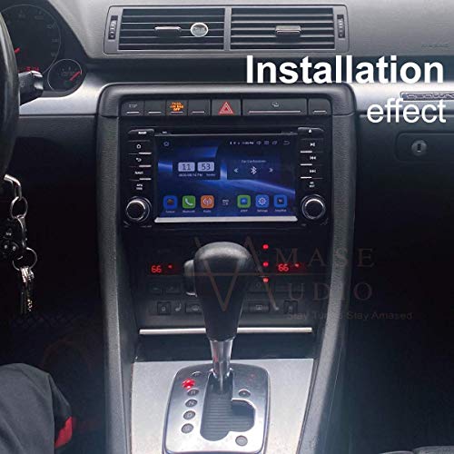 Amaseaudio Android 11 Car Stereo, 2 Din Compatible For Audi A4 S4 Rs4, 7" Touchscreen,Dsp+, Dvd Player In-Dash, Support Wireless Apple Carplay Android Auto/Gps Navi/Fast Boot/Back Camera/Obdii #TOP4