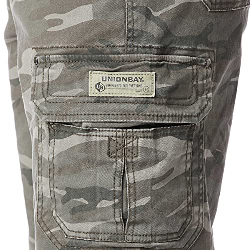 Unionbay Mens Flex Waist Cargo Shorts (Surplus Camo, 42, Numeric_42) #TOP4